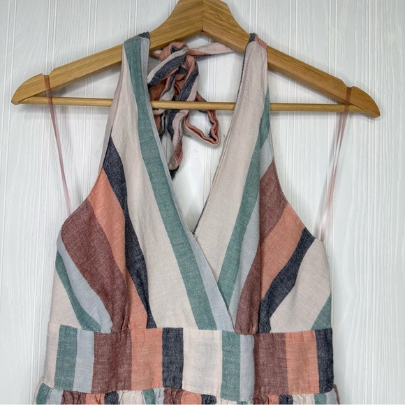 American Eagle halter dress striped size M - Picture 3 of 9